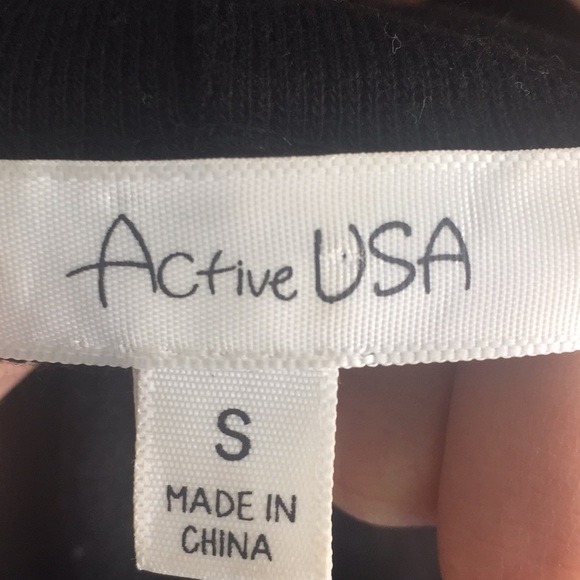 Soft cozy like new lace up black sweatshirt with hood - Picture 7 of 7